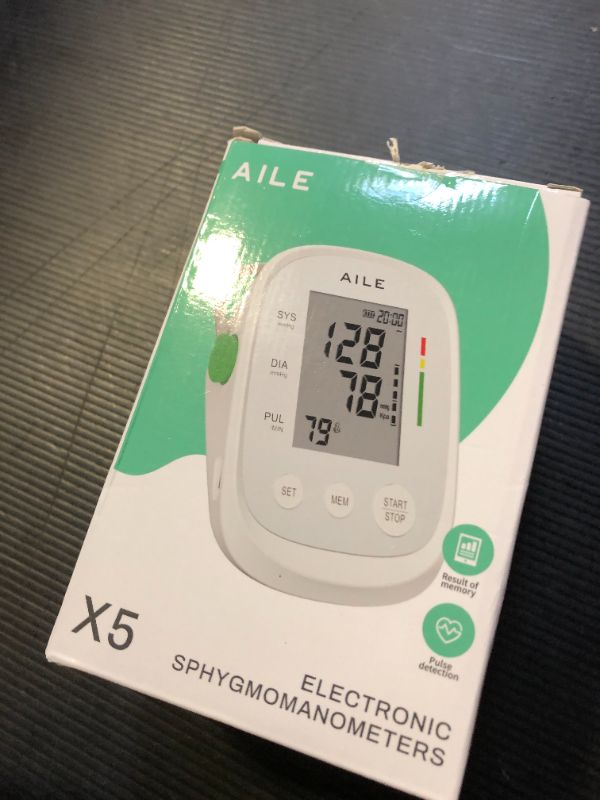 Photo 1 of Blood Pressure Monitor, AILE Blood Pressure Machine Upper Arm Large Cuff(8.7"-16.5"), High Automatic Blood Pressure Monitors Cuff for Home Use, (BP) Manual Arm Blood Pressure Monitors, 2 * 99 Memory