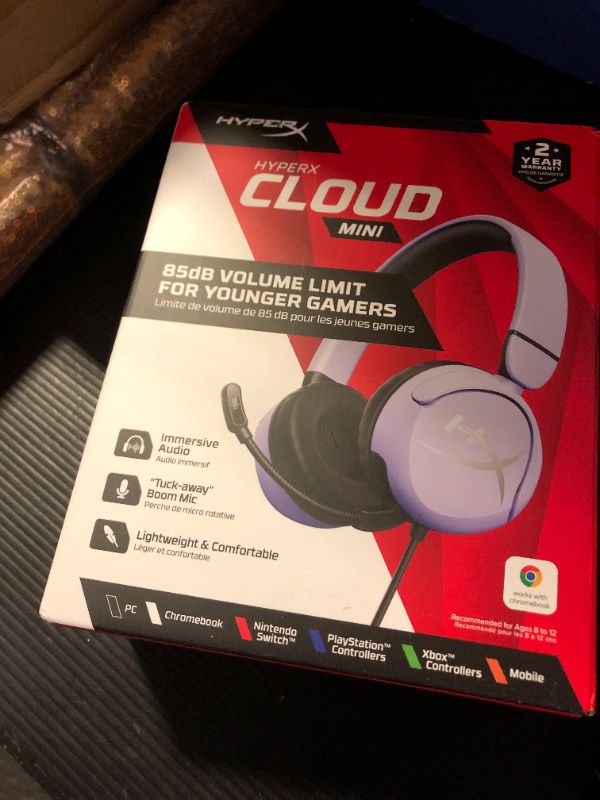 Photo 1 of HyperX Cloud Mini Kids (Lavender)