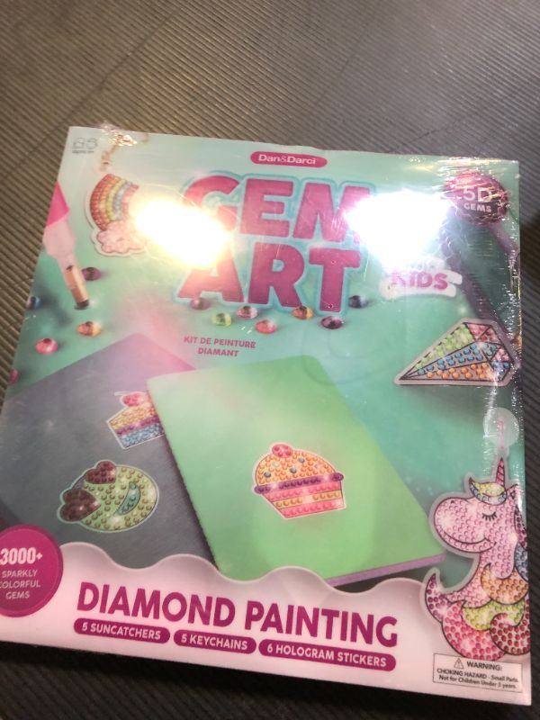 Photo 1 of Diamond Art Kit for Kids - Gem Painting Easter Arts & Crafts Kits for Ages 6-12, Gifts for 6, 7, 8, 9, 10, 11, 12 Year Old Boy & Girl - Girls Birthday Toys Gift Ideas - Craft Activities Age 6+