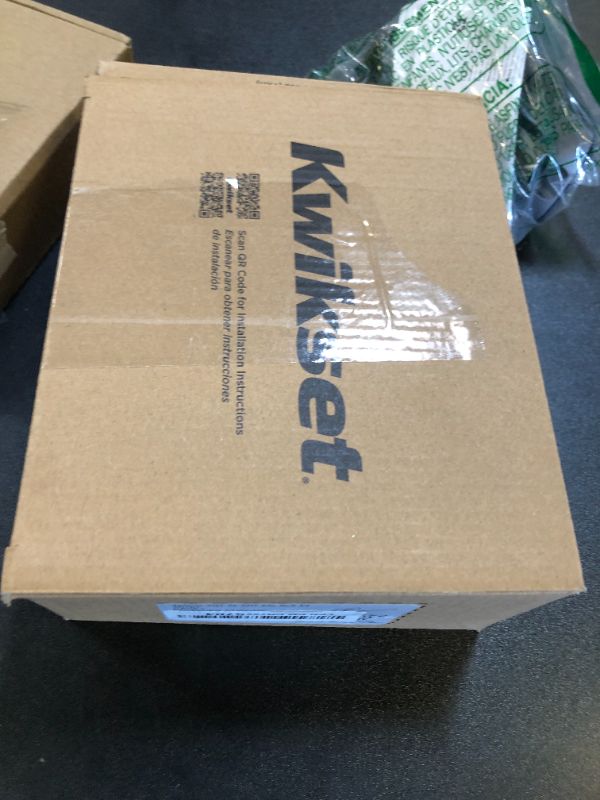 Photo 1 of Kwikset Casey Entry Door Handle with Lock and Key, Secure Keyed Reversible Lever Exterior, Doorlock, For Front Entrance and Bedrooms, Polished Chrome , Pick Resistant Smartkey Rekey Security