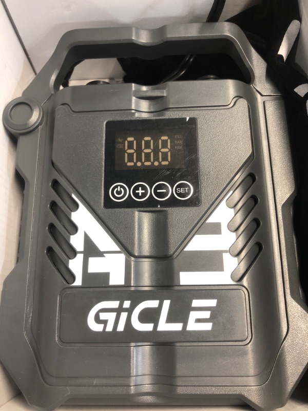 Photo 1 of (missing hoses) GICLE Paddle Board Pump Electric Portable with Dual Stage Inflation, 22PSI High Pressure Air Pump 