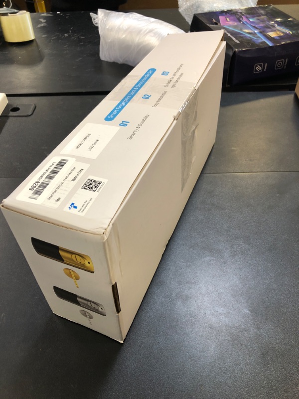 Photo 2 of Keyless Entry Door Lock Handle: SMONET Smart Front Door Lock Set Alexa Deadbolt Locks with Handle Bluetooth Electronic Digital Keypad with APP Voice Control Keyfob Auto for Home