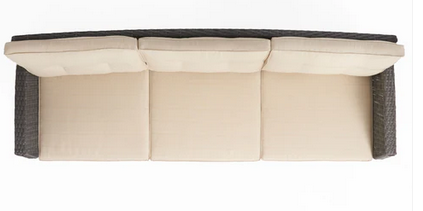 Photo 1 of CHRISTOPHER KNIGHT HOME AMIGO 3 SEATER OUTDOOR WICKER SOFA GREY AND BEIGE