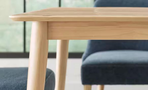 Photo 1 of STYLEWELL NATURAL WOOD FINISH RECTANGULAR DINING TABLE FOR 6 
