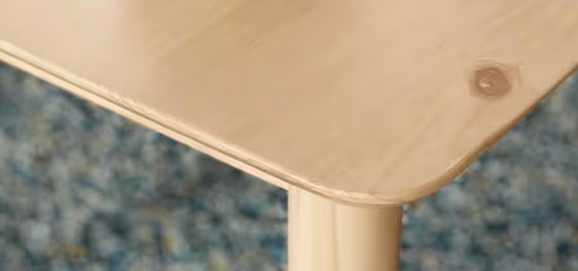 Photo 1 of STYLEWELL NATURAL WOOD FINISH RECTANGULAR DINING TABLE FOR 6 