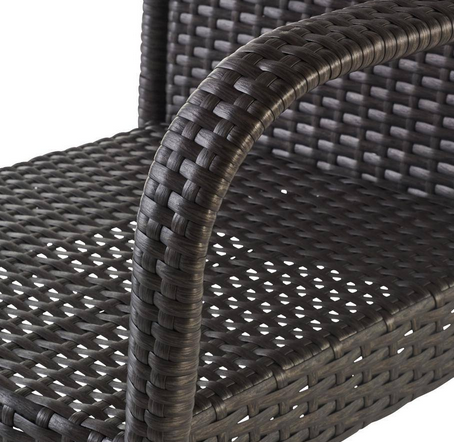 Photo 1 of 2 STACKABLE WICKER OUTDOOR BAR STOOLS GRAY