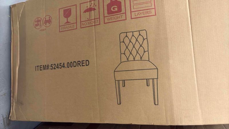 Photo 1 of TUFTED HIGH BACK DIAMOND CHAIR