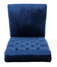 Photo 1 of 2-LEONA TALL BACK TUFTED NEW VELVET DINING CHAIR