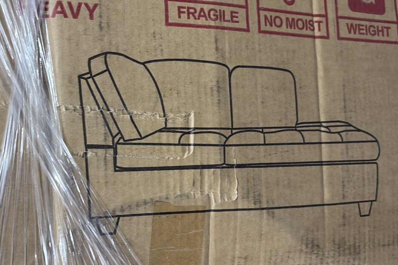 Photo 1 of TUFTED CHAISE LOUNGE GRAY