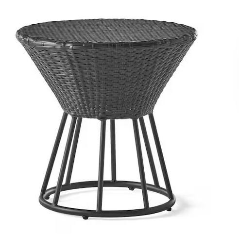 Photo 1 of ANKY BROWN RATTAN WICKER 18" OUTDOOR COFFEE TABLE