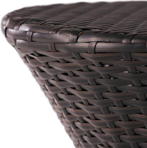 Photo 1 of ANKY BROWN RATTAN WICKER 18" OUTDOOR COFFEE TABLE