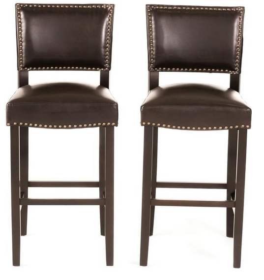 Photo 1 of 2-MAYFIELD KD NAIL HEAD BARSTOOL
