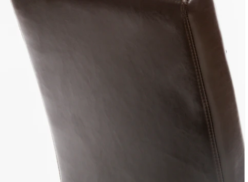 Photo 1 of 2-PERCIVAL T-STICH BONDED LEATHER DINING CHAIRS