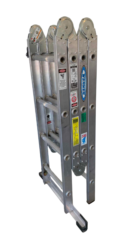 Photo 1 of WERNER DUTY MASTER TYPE IA EXTRA HEAVY DUTY INDUSTRIAL LADDER MODEL M7-14