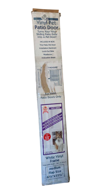 Photo 1 of IDEAL VINYL PET PATIO DOOR MEDIUM FLAP SIZE