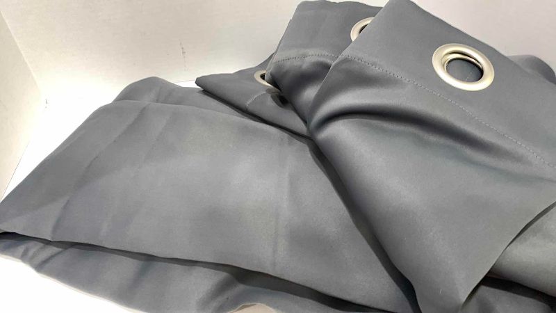 Photo 1 of GREY FULL LENGTH BLACK OUT CURTAINS 84”