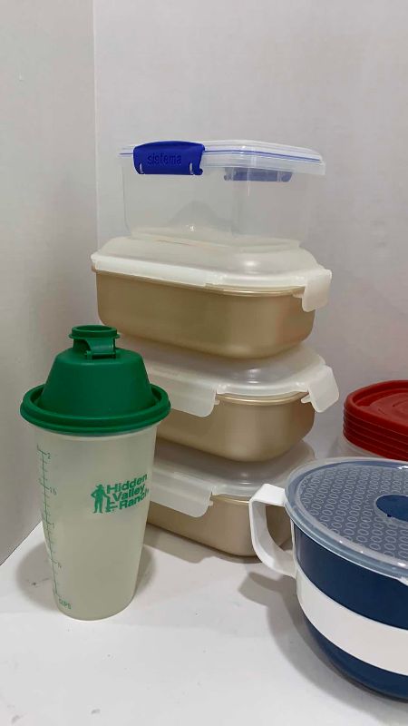 Photo 1 of ASSORTED TUPPERWARE GOODS