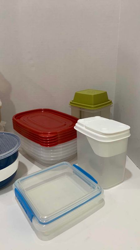 Photo 1 of ASSORTED TUPPERWARE GOODS