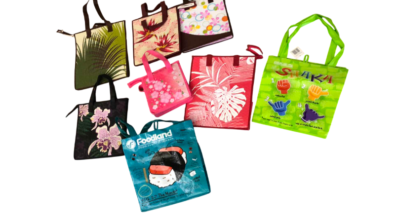 Photo 1 of ASSORTED HAWAIIAN THEMED BAGS