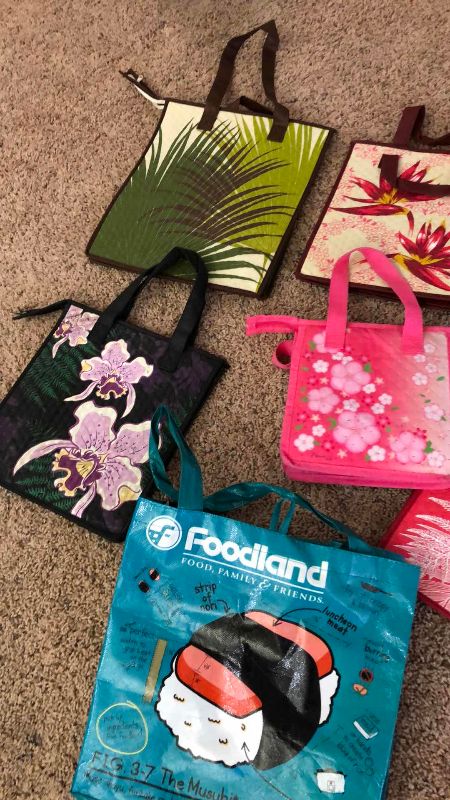 Photo 1 of ASSORTED HAWAIIAN THEMED BAGS