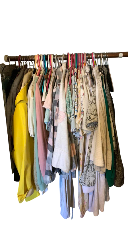 Photo 1 of CONTENTS OF CLOSET WOMANS CLOTHING SIZE M-XL