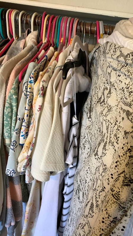 Photo 1 of CONTENTS OF CLOSET WOMANS CLOTHING SIZE M-XL