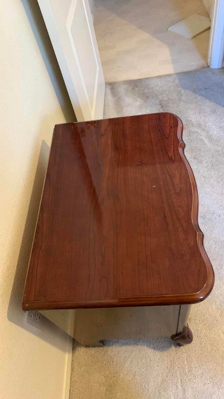 Photo 1 of CHERRY WOOD 2 DRAWER NIGHTSTAND 23” X 16” H 23”