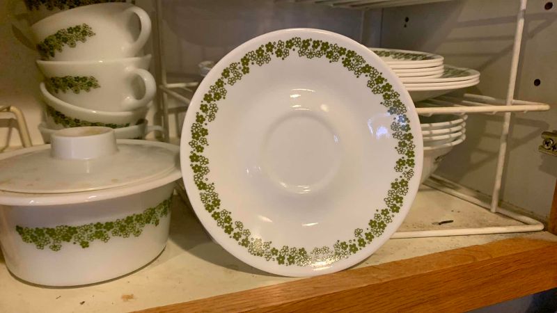 Photo 1 of 39 VINTAGE PIECES OF CORELLE CORNING DISHES SET