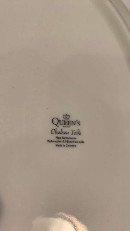 Photo 1 of 18 VINTAGE QUEENS CHELSEA TOILE SERVING WARE SET
