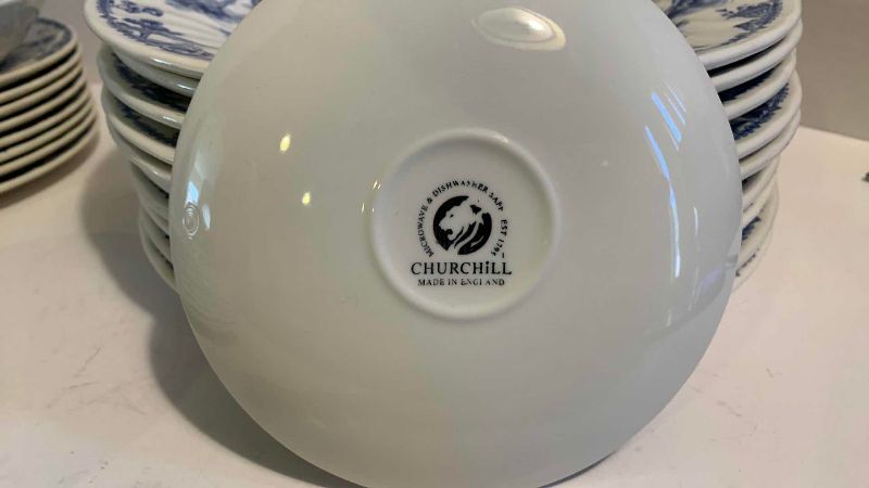 Photo 1 of 33 VINTAGE CHURCHILL PLATES AND BOWLS
