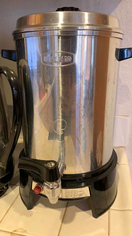 Photo 1 of 2 COFFEE MAKING MACHINES AND A COFFEE POT