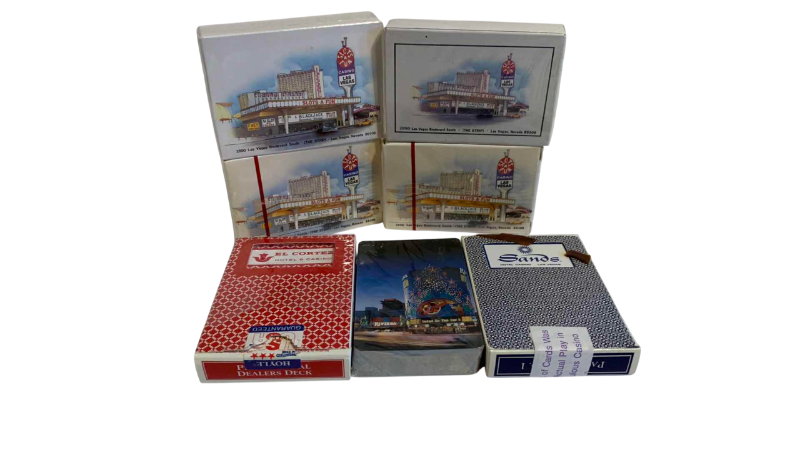 Photo 1 of 7 VINTAGE LAS VEGAS CASINO DECKS OF CARDS