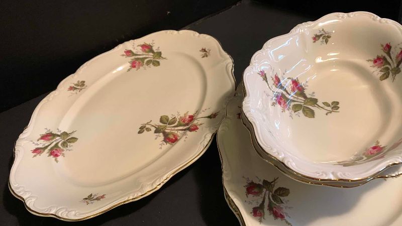 Photo 1 of 5 VINTAGE ROSENTHAL MOSS ROSE SERVICE WARE MADE IN GERMANY