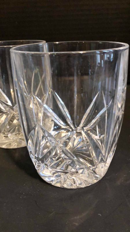 Photo 1 of 3 WATERFORD MARQUIS BROOKSIDE DOUBLE OLD FASHIONED GLASSES MADE IN GERMANY