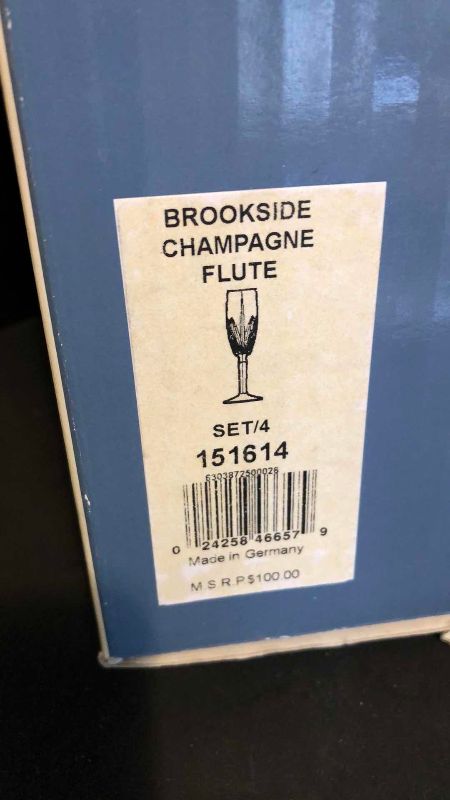Photo 1 of 4 WATERFORD MARQUIS BROOKSIDE FLUTES MADE IN GERMANY