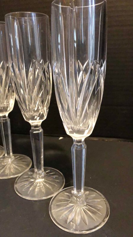 Photo 1 of 4 WATERFORD MARQUIS BROOKSIDE FLUTES MADE IN GERMANY