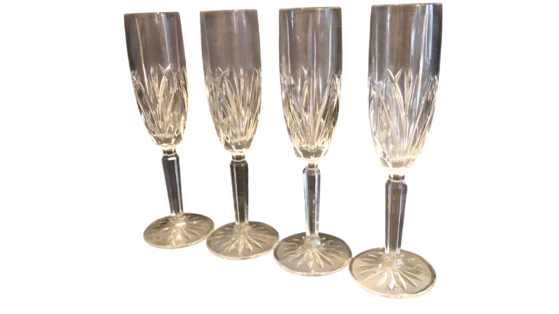 Photo 1 of 4 WATERFORD MARQUIS BROOKSIDE FLUTES MADE IN GERMANY