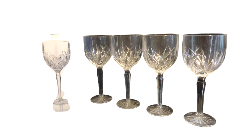 Photo 1 of 4 WATERFORD MARQUIS BROOKSIDE ALL-PURPOSE WINE GLASSES MADE IN GERMANY