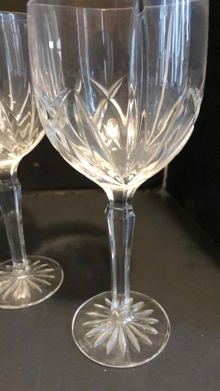 Photo 1 of 4 WATERFORD MARQUIS BROOKSIDE ALL-PURPOSE WINE GLASSES MADE IN GERMANY