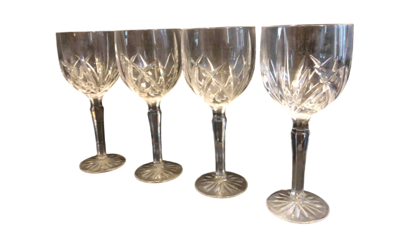Photo 1 of 4 WATERFORD MARQUIS BROOKSIDE ALL-PURPOSE WINE GLASSES MADE IN GERMANY