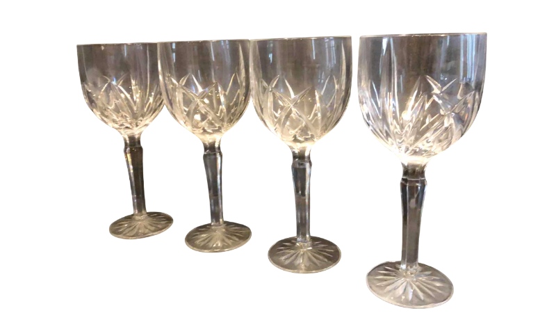 Photo 1 of 4 WATERFORD MARQUIS BROOKSIDE ALL-PURPOSE WINE GLASSES MADE IN GERMANY