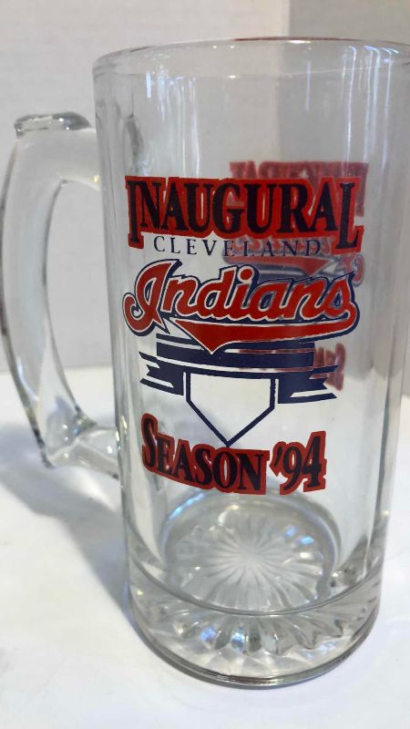 Photo 1 of 2 VINTAGE CLEVELAND INDIANS INAUGURAL SEASON 94 MUGS