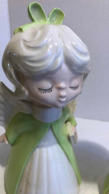 Photo 1 of 2 PORCELAIN KISSING ANGELS