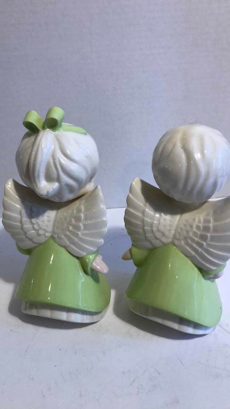 Photo 1 of 2 PORCELAIN KISSING ANGELS