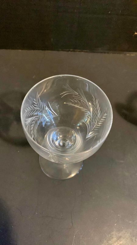 Photo 1 of 8 CRYSTAL LIQUER COCKTAIL GLASSES