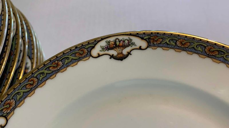Photo 1 of 22 VINTAGE ROSENTHAL CONTINENTAL OLD VIRGINIA PORCELAIN SALAD PLATES MADE IN BAVARIA GERMANY CLASSIC ROSE ERA