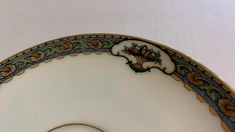 Photo 1 of 18 VINTAGE ROSENTHAL CONTINENTAL OLD VIRGINIA PORCELAIN TEA CUPS AND SAUCERS MADE IN BAVARIA GERMANY CLASSIC ROSE ERA