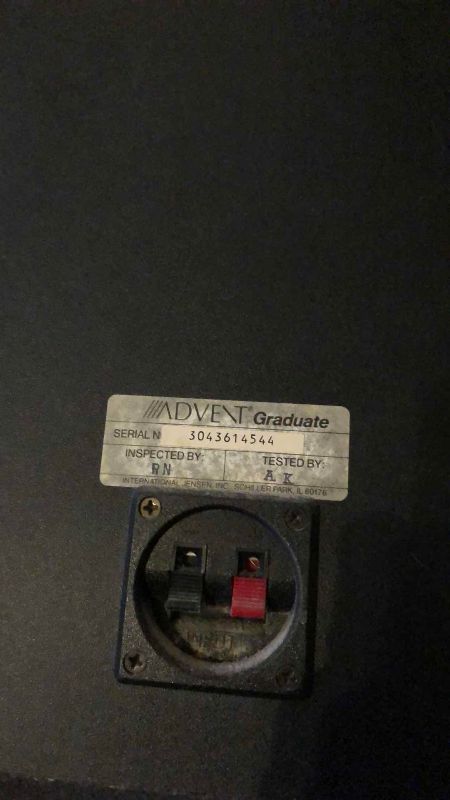 Photo 1 of 2 VINTAGE ADVENT SPEAKERS