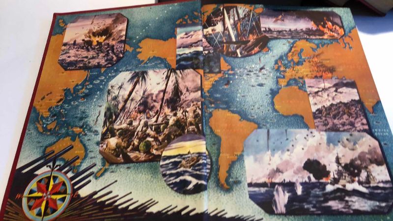 Photo 1 of 6 VINTAGE “PICTORIAL HISTORY OF THE SECOND WORLD WAR” VOL. 1-6