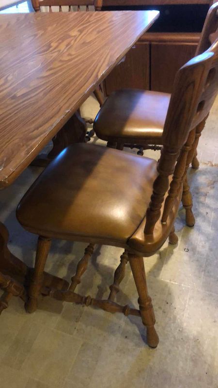 Photo 1 of BREAKFAST TABLE AND 4 CHAIRS